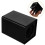 2Pièces Cache Microphone Cube Noir Plastique Robuste Support 11