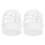 4Pcs Balcony Gutter Mesh White PVC Downspout Screen Filter Protector 3