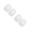 4Pcs Balcony Gutter Mesh White PVC Downspout Screen Filter Protector 8