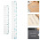 30Pcs Flexible Transparent Ruler with Centimeters for Office and Home 11