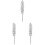 3Pièces Kit De Nettoyage Clarinette Et Saxophone Brosse Blanche 4