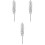 3Pièces Kit De Nettoyage Clarinette Et Saxophone Brosse Blanche 5