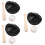 3Ensembles Mini Baseball ABS Noir Jouets Décoration Maison Poupées 9