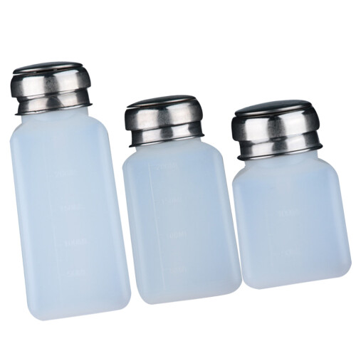 6Pièces Flacons Compact Blancs Durable Pour Produits Ongles 1