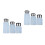 6Pièces Flacons Compact Blancs Durable Pour Produits Ongles 9