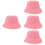4Pièces Bonnets De Sauna Rose En Laine Absorbants 8