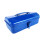 Portable Tool Box Car Hardware Repair Tool Storage Box Tool Case Household Solid Metal Locking Latch Sturdy Container Carrier Blue 5