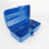 Portable Tool Box Car Hardware Repair Tool Storage Box Tool Case Household Solid Metal Locking Latch Sturdy Container Carrier Blue 8