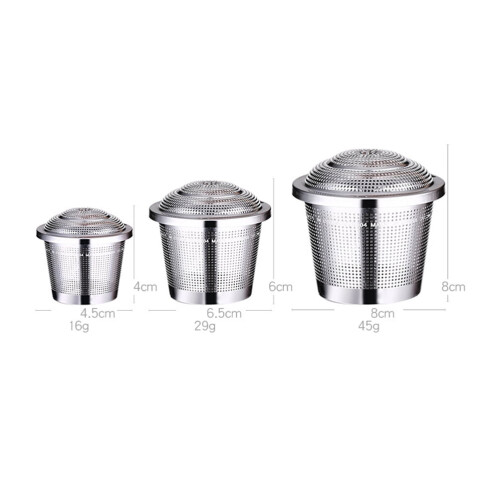 Rustfrit stål teinfuser med flad bund 1