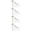 100Pcs Green Palm Tree Model Fake Trees for Train and Sand Table 8