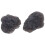 2 Pcs Meteorite Sample Teaching Stone Specimen Student Black 5