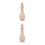 2Pièces Finials Bois Kaki Artisanaux Pour Déco Escalier Projet DIY 6