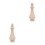 2Pièces Finials Bois Kaki Artisanaux Pour Déco Escalier Projet DIY 8