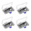 4Ensembles Kit Oeillets Métal 12Mm Outils De Pose DIY 9