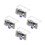 4Ensembles Kit Oeillets Métal 12Mm Outils De Pose DIY 10