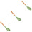 3St Slotted Pastaservers Van Silicone Met Staal En Handgreep 9