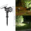 Solar Spotlights with 180 Adjustable Panel, IP65, 8h 1