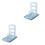 2Pièces Égouttoir Support Éponge Bleu Facile À Installer 3