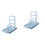 2Pièces Égouttoir Support Éponge Bleu Facile À Installer 4