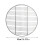 Round Stainless Steel Grill Mesh 30 cm 2