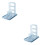 2Pièces Égouttoir Support Éponge Bleu Facile À Installer 6