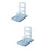 2Pièces Égouttoir Support Éponge Bleu Facile À Installer 7