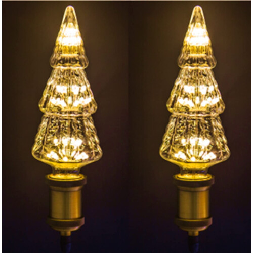 Vintage Edison LED Bulbs E27 3W 2700K 2-Pack