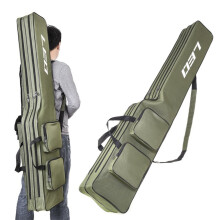 Two-Layer Fishing Rod and Reel Carry Bag 130cm