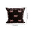 Fodera per cuscino double face con fiocco, morbida floccata, 45x45 cm. 3