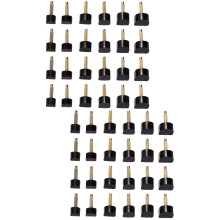 Black TPU High Heel Tips – 24 Pcs (12 Pairs), 6 Sizes