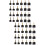Black TPU High Heel Tips – 24 Pcs (12 Pairs), 6 Sizes 1
