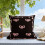 Fodera per cuscino double face con fiocco, morbida floccata, 45x45 cm. 4
