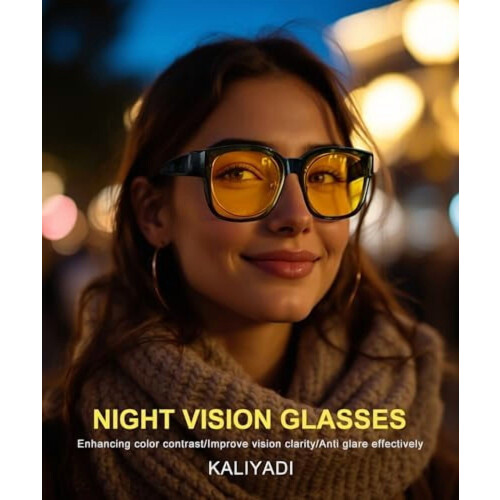 Γυαλιά νυχτερινής όρασης Fit-Over-Glasses Γυαλιά περιτύλιξης: Αντιθαμβωτικά γυαλιά 1