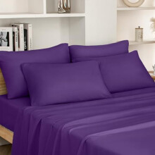 Full Size 6-Piece Microfiber Bed Sheet Set