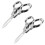 Faltbare Reiseschere, 8,5 cm, Edelstahl, 2er-Pack 1