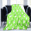 Halloween flanellen plaid - Spinnenweb, vleermuis, pompoen 1