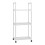 3-Tier Freestanding Kitchen Storage Rack with Casters 1