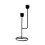 Vintage Iron 2-Candle Holder – Black or Gold 2