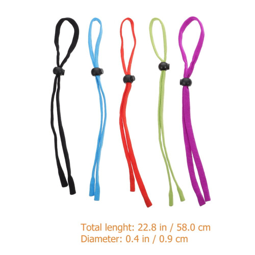 5Pcs Practical Glasses Strap for Men Adjustable Sunglasses Chain for Wearing 1