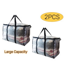 Extra Large Clear Moving Bags, Heavy Duty, 27" x 15" x 14",