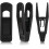 80-Pack Plastic Hanger Clips for Slim Hangers 1