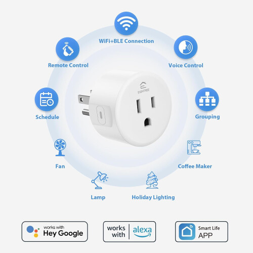 Smart WiFi-plugg kompatibel med Alexa 1