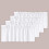 White Thermal Valances 52x18in 4-Pack Rod Pocket 1