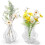 2-Pack Acrylic Puzzle Flower Vase Set 1