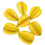 Προσομοίωση Carambola Τεχνητή Προσομοίωση Starfruit Ψεύτικο Μοντέλο Φρούτων για 6