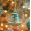 Sea Glass Christmas Tree Ornament, 8cm 1