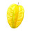 Προσομοίωση Carambola Τεχνητή Προσομοίωση Starfruit Ψεύτικο Μοντέλο Φρούτων για 8