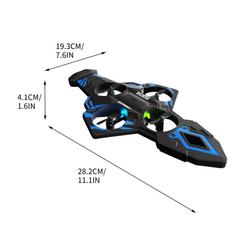 Drone acrobatique télécommandé en forme d'épée volante - ABS résistant, 4G 2