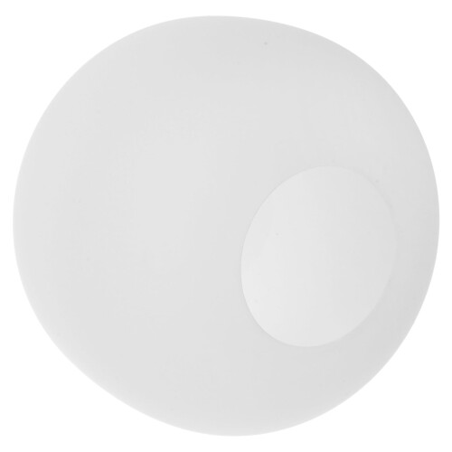 White Frosted Glass Globe Lamp Shade 17 cm
