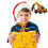 Caminhão de brinquedo de engenharia inercial de 28 cm (11 polegadas) 5